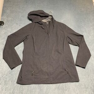 32 Degrees Cool Jacket Women XL Black Long Sleeve Full Zip Pockets Winter Casual